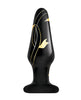 Ladda bilden i Galleri Viewer, Secret Kisses 4" Handblown Glass Plug - Black/Gold
