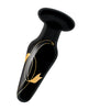 Ladda bilden i Galleri Viewer, Secret Kisses 4" Handblown Glass Plug - Black/Gold
