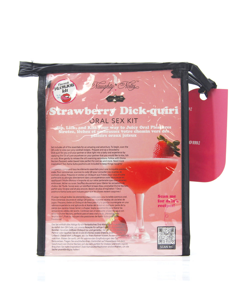 Carica l&#39;immagine nel visualizzatore Galleria, Kama Sutra Strawberry Dick-Quiri Flavored Oral Sex Kit

