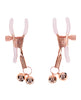 Load image into Gallery viewer, Sex and Mischief Peaches N CreaMe Bell Nipple Clamps Adjustable
