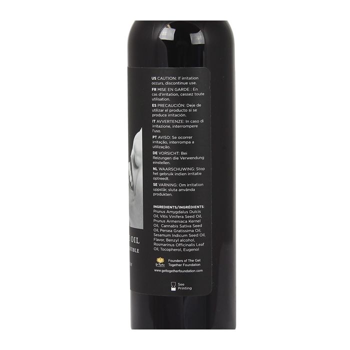 Earthly Body Olio da Massaggio Commestibile - 8 oz Vaniglia Francese