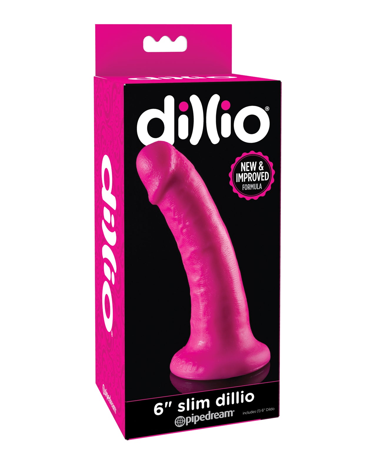 Dillio 6" Slim Dillio - Pink