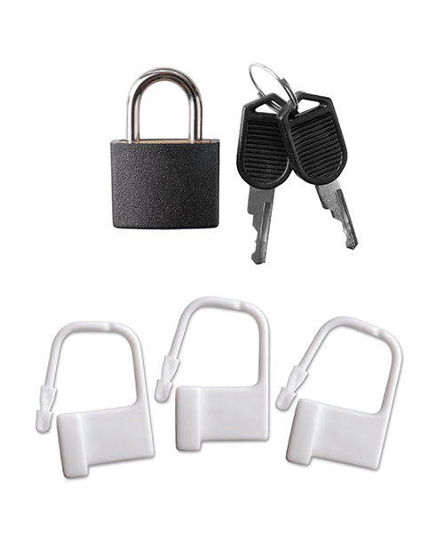 Fantasy CRingz Remote Controlled Vibrating Cock Blocker With AssGasm Plug Black