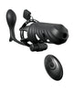 Lataa kuva gallerian katseluohjelmaan, Fantasy CRingz Remote Controlled Vibrating Cock Blocker With AssGasm Plug Black
