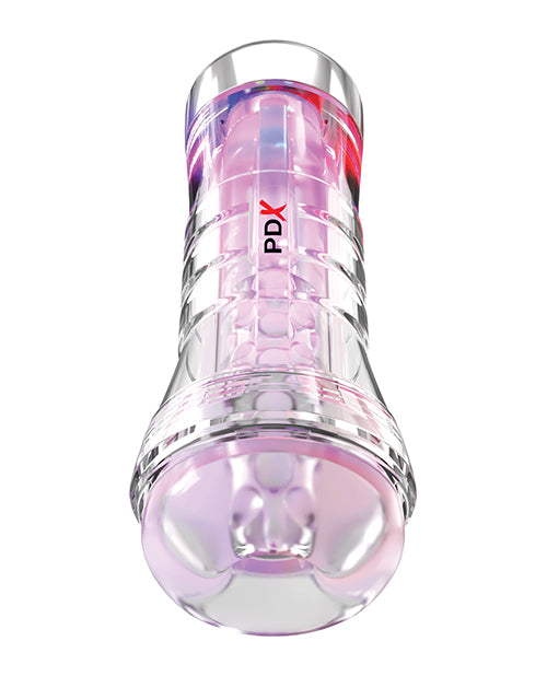 PDX Elite ViewTube XXL See Thru EZ Grip LED Stroker Clear