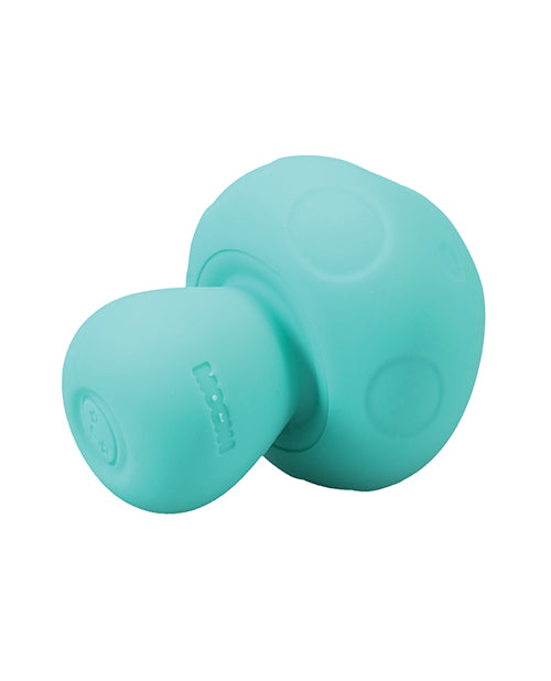 Mochi Mushroom Vibe Teal Palm Sized Waterproof Rechargeable 10 Function Vibrator