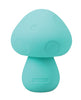 Load image into Gallery viewer, Mochi Mushroom Vibe Teal Palm Sized Waterproof Rechargeable 10 Function Vibrator
