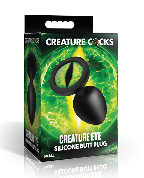 Creature Eye Green Cat Eye Silicone Butt Plug Small Body Safe