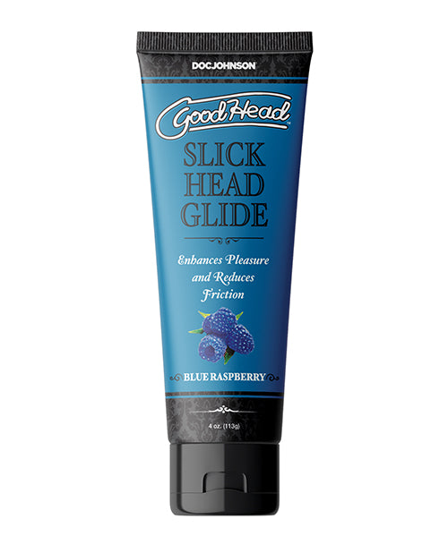 GoodHead Slick Head Glide Förpackad - 4 oz Blå Hallon