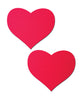 Bild in den Galerie-Viewer laden, Pastease Basic Heart Black Light Reactive - Neon Red O/S
