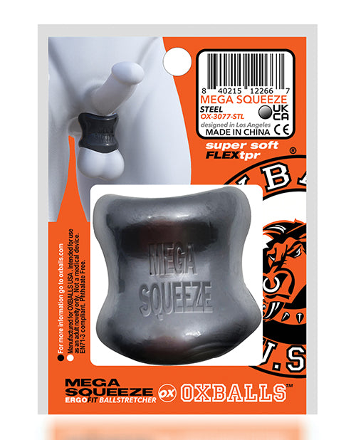 Oxballs Mega Squeeze Ergofit Ballstretcher - Steel