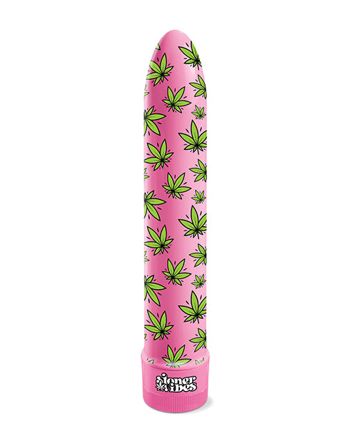 Stoner Vibes Paket En Fatty Multi Hastighet Vibrator - Pink Kush