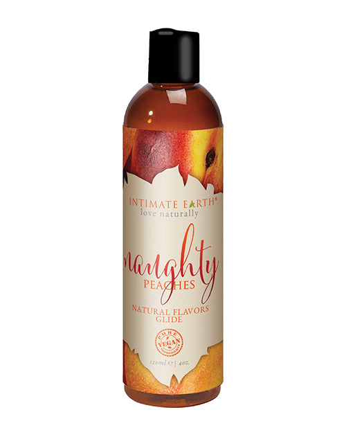 Intimate Earth Natuurlijke Smaak Glide - 120 ml Ondeugende Perziken