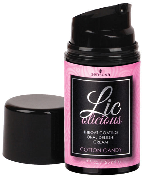 Lic O Licious Oral Delight Cream 1.7 Oz Bottle Cotton Candy