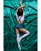 Charger l'image dans la visionneuse de la galerie, Role Play Sultry School Babe 6 pc Set Green M/L
