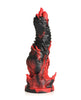 Load image into Gallery viewer, Creature Cocks Mephisto Silicone Dildo - Black/Red
