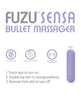 Load image into Gallery viewer, Fuzu Sensa Activated Rechargeable Bullet Massager - Pastel Purple
