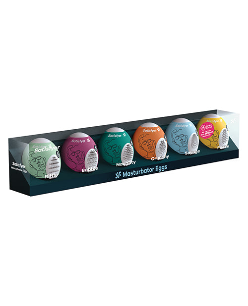 Set de 6 Huevos Masturbadores Satisfyer - Surtidos