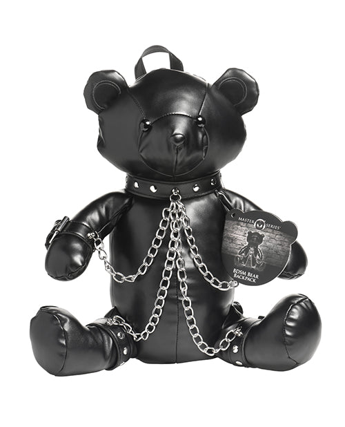 Master Series BDSM Bear Backpack With Bondage Gear And Chains