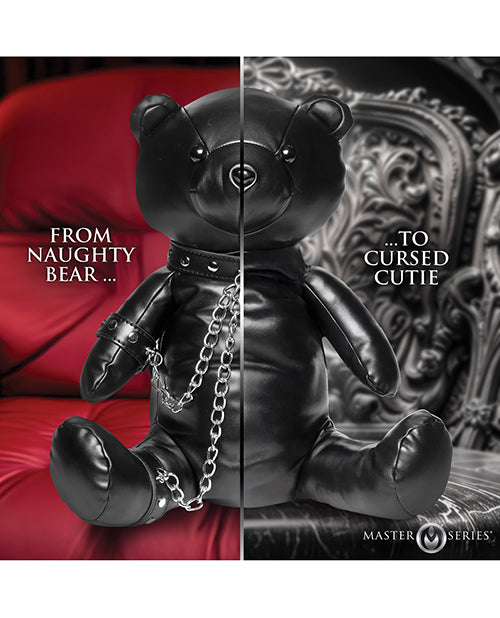 Master Series BDSM Bear Backpack With Bondage Gear And Chains