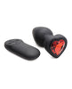 Load image into Gallery viewer, Booty Sparks 28X Silicone Vibrating Red Heart Anal Plug With Remote Small
