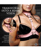 Bild in den Galerie-Viewer laden, Vixen Chest Harness For Women Pink Vegan Leather Adjustable Collar
