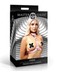 Bild in den Galerie-Viewer laden, Vixen Chest Harness For Women Pink Vegan Leather Adjustable Collar
