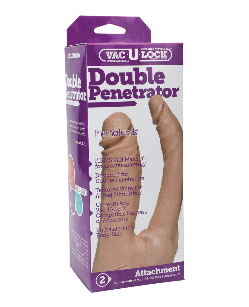 Load image into Gallery viewer, Vac-U-Lock Double Penetrator - White
