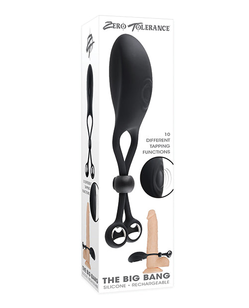 Cargue la imagen en el visor de la galería, Zero Tolerance The Big Bang Adjustable Tapping Ring w/Steel Balls - Black
