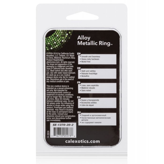 Legering Metalen Ring - Grote Zilveren