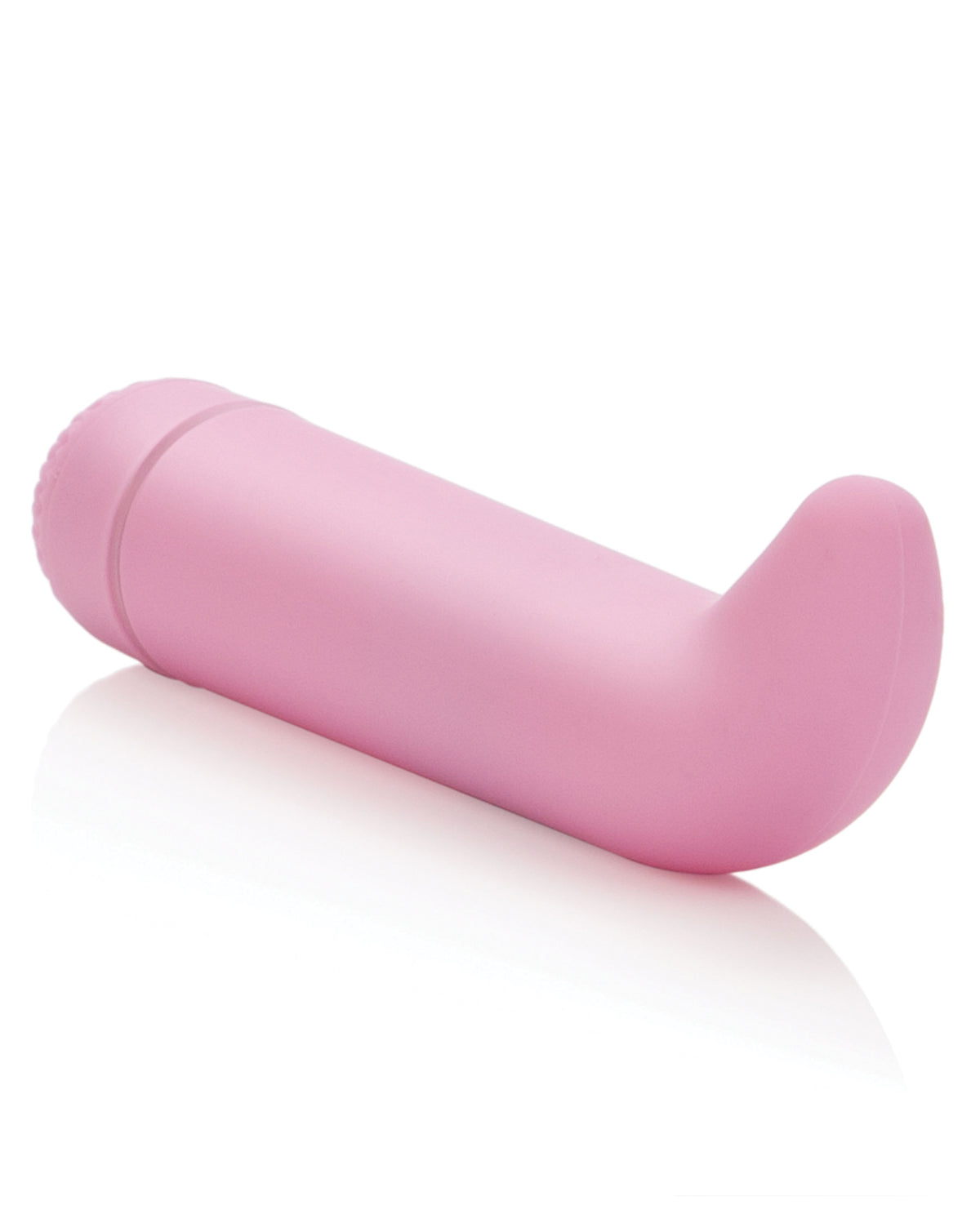 First Time Mini G Pink Vibrator Curved Tip Multi Speed Stimulator