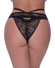 Ladda bilden i Galleri Viewer, Ooh La Lace Peek-a-Boo Cheeky Panty Black QN
