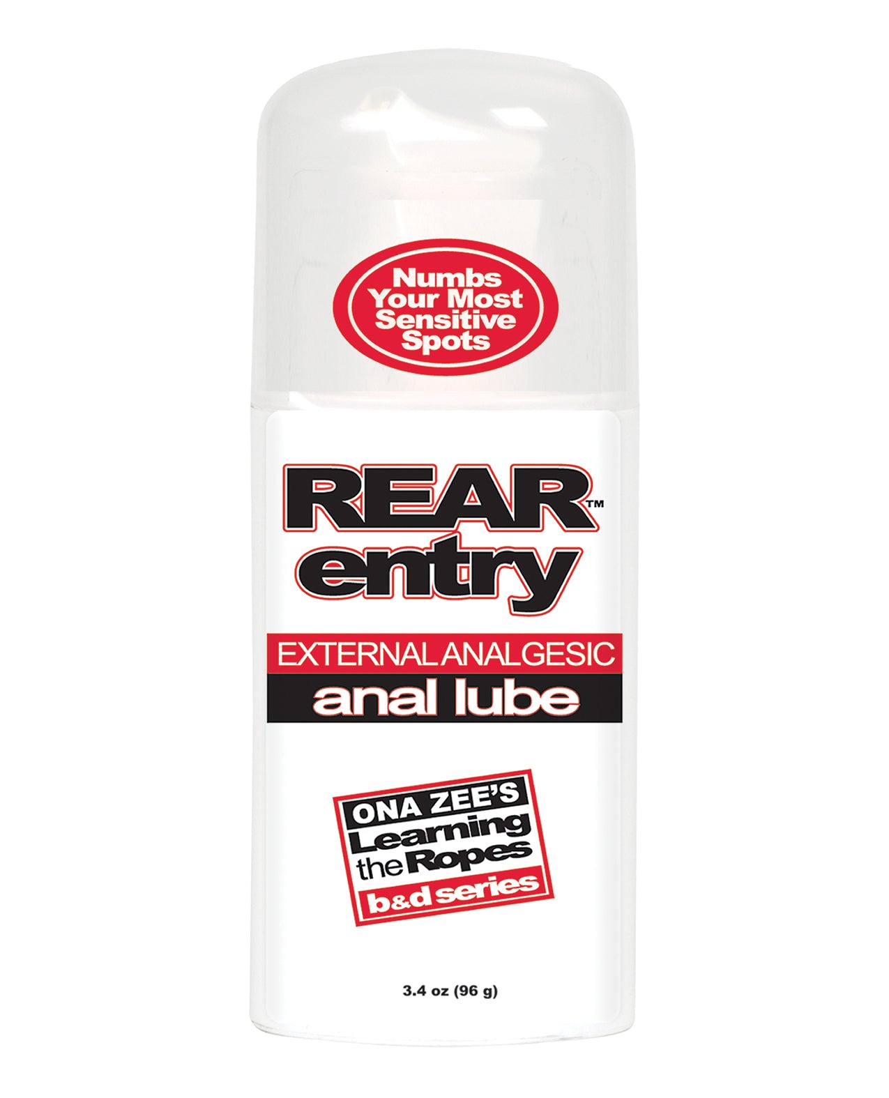 Doc Johnson Ona Zee Bagindgang Desensibiliserende Anal Glidecreme Med Pumpeflaske 3.4 Oz Premium Formel