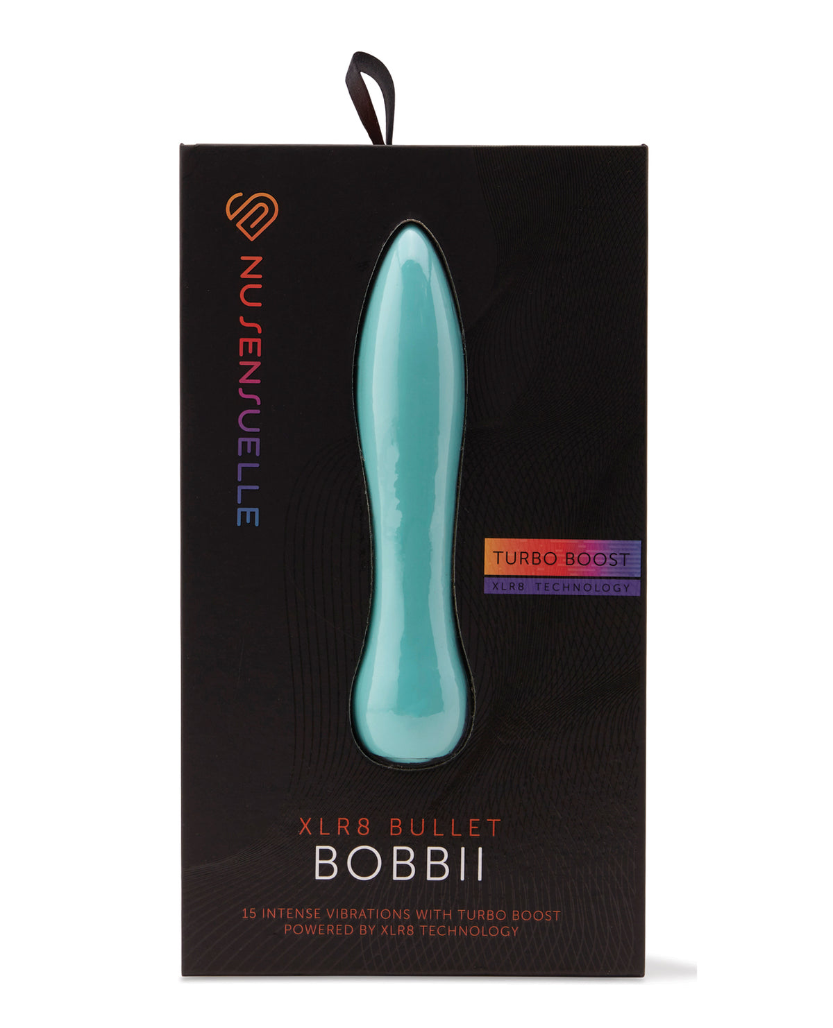 Nu Sensuelle Bobbii Vibrator Flexibil XLR8 Turbo Boost - Albastru Electric