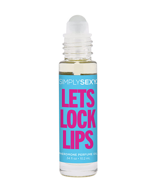 Load image into Gallery viewer, Simply Sexy Pheromone Perfume Oil Roll On - .34 oz Let&#39;s Lock Lips
