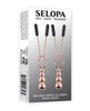 Carregar imagem no visualizador da Galeria, Selopa Beaded Nipple Clamps - Rose Gold

