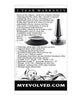 Cargue la imagen en el visor de la galería, Evolved Beginner Vibrating Rechargeable Metal Plug - Black
