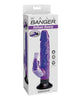 Load image into Gallery viewer, Wall Bangers Deluxe Bunny Waterproof Vibrating Suction Cup Dong Purple
