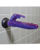 Load image into Gallery viewer, Wall Bangers Deluxe Bunny Waterproof Vibrating Suction Cup Dong Purple
