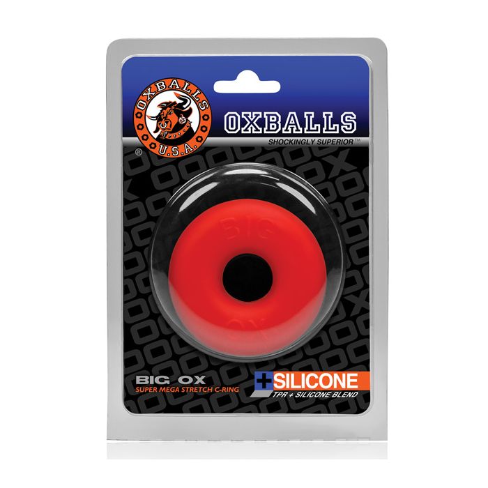 Oxballs Big Ox Cockring - Red Ice
