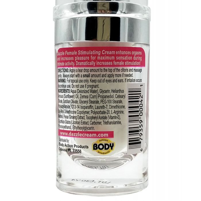 Dazzle Female Stimulating Cream .5 oz