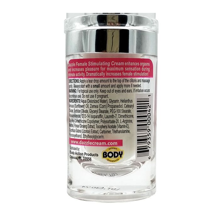 Creme Estimulante Feminino Dazzle 0,5 oz