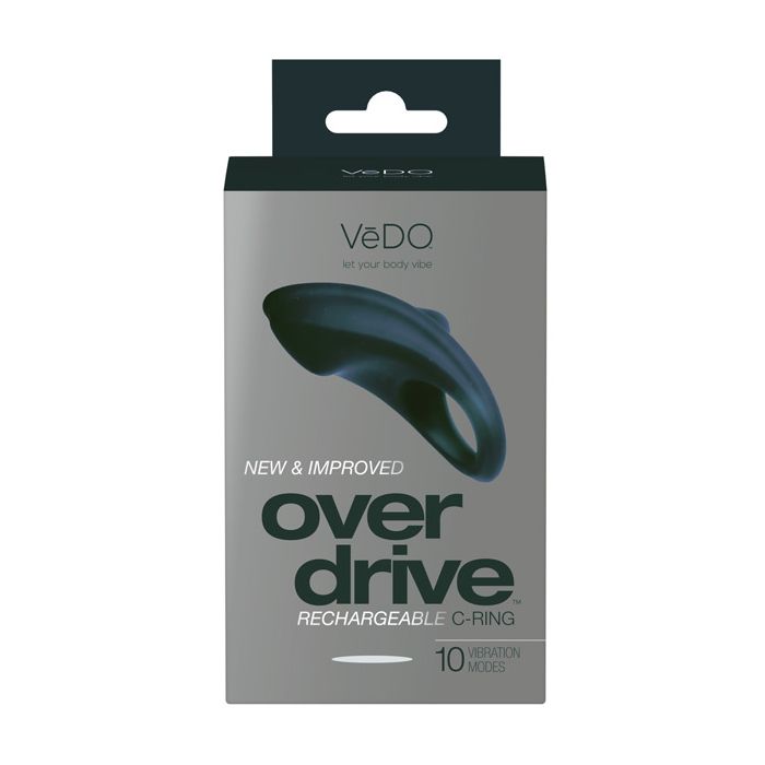 VeDO Overdrive Plus Anello Ricaricabile a C - Solo Nero