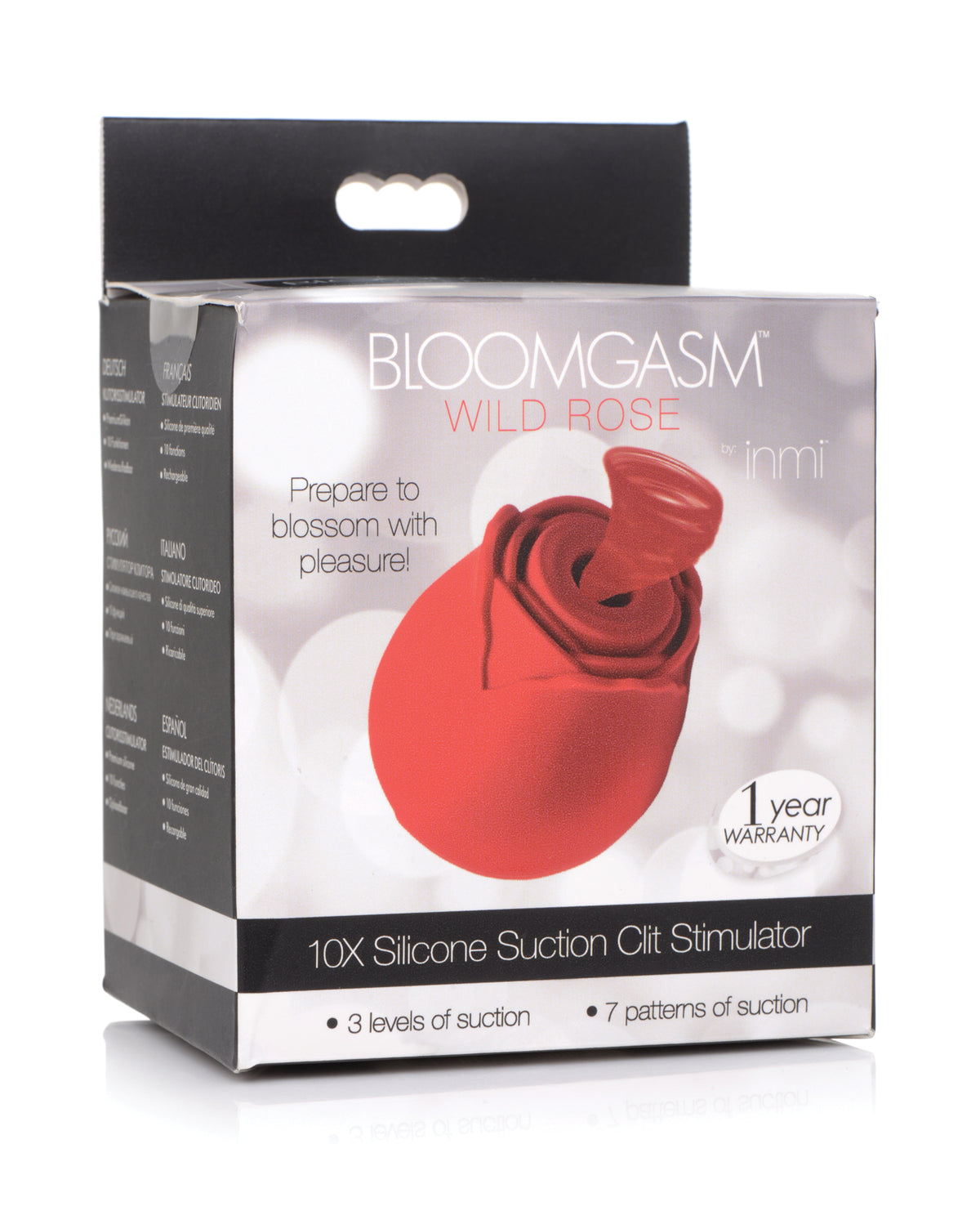 Inmi Bloomgasm Estimulador 10X de Rosa Salvaje - Rojo