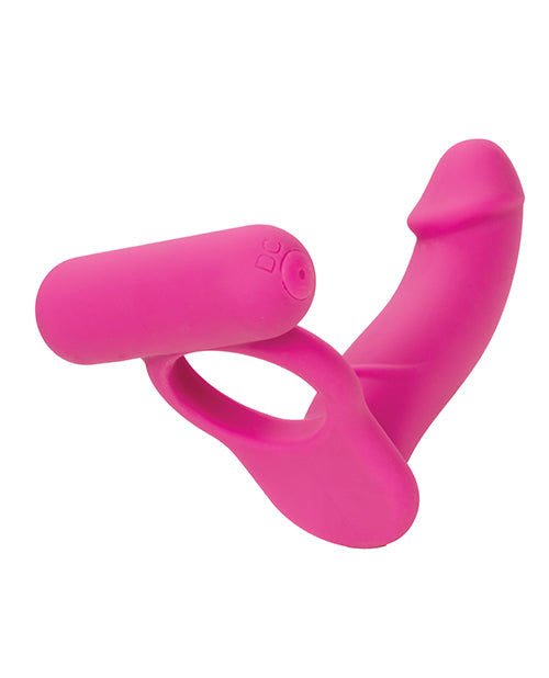 Doble Vibrador Recargable de Silicona - Rosa