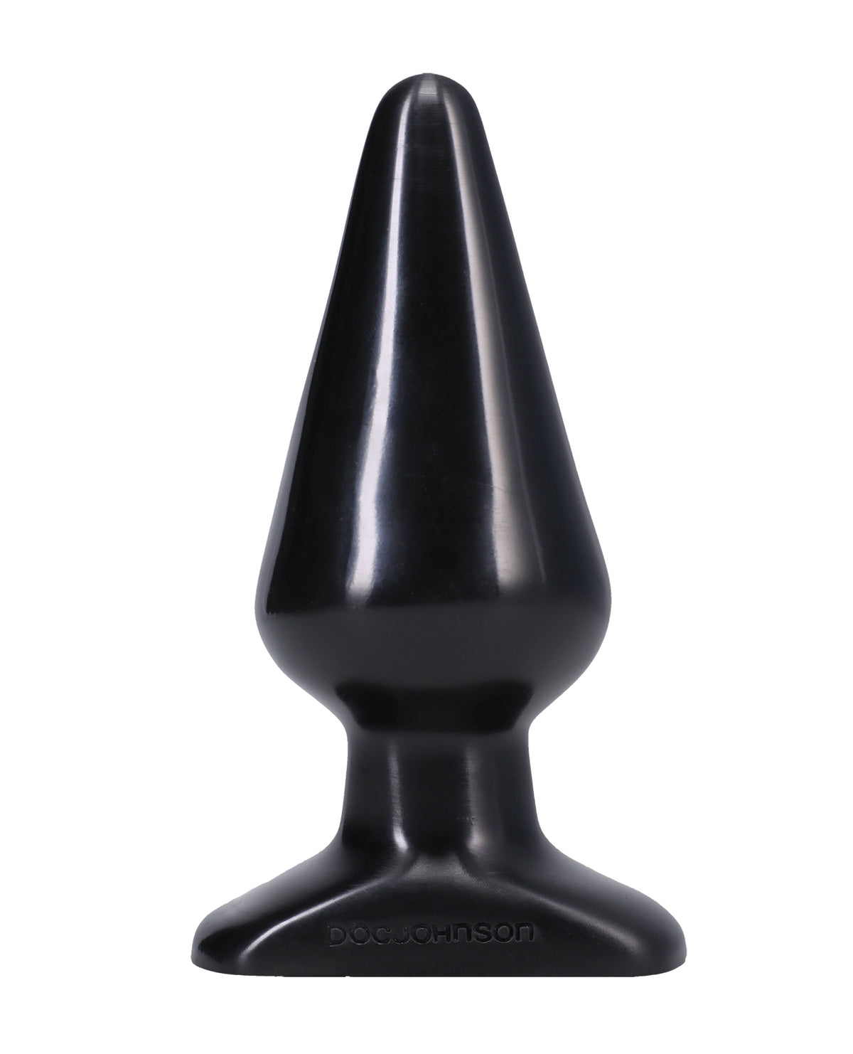 Classic Large Black Butt Plug 5 Inch Doc Johnson PVC Phthalate Free