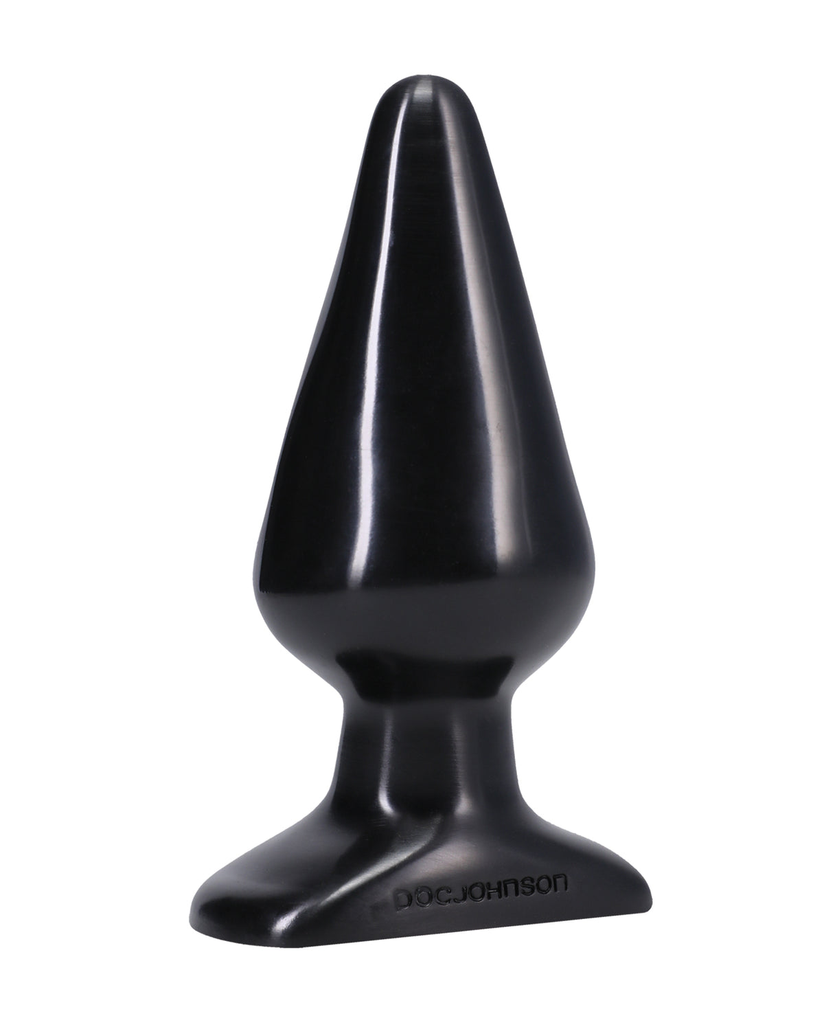 Classic Large Black Butt Plug 5 Inch Doc Johnson PVC Phthalate Free