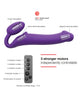 Load image into Gallery viewer, Strap On Me Vibrating Bendable Strapless Strap On Medium - Purple
