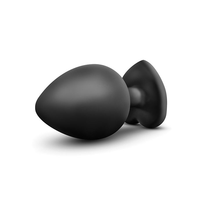 Blush Temptasia Bling Plug w/Gem Large - Black