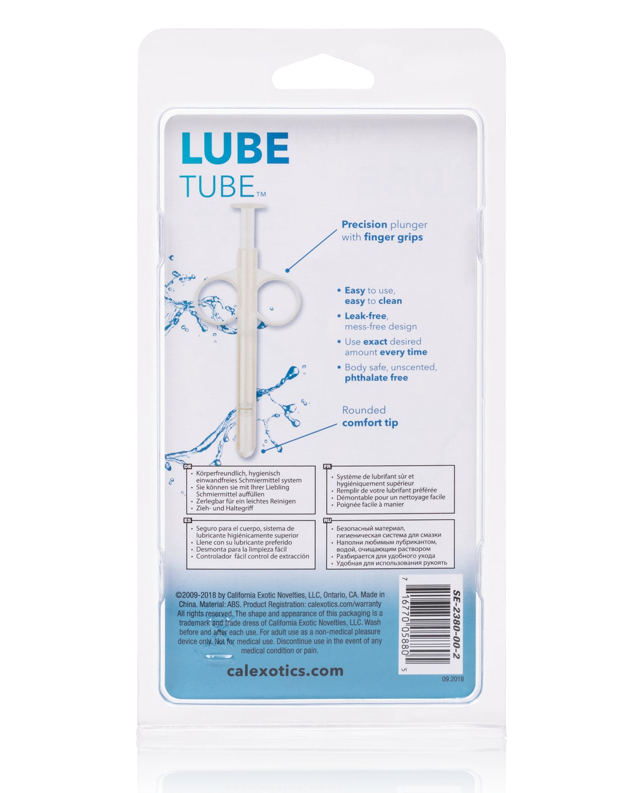 Tubo de lubricante - Transparente